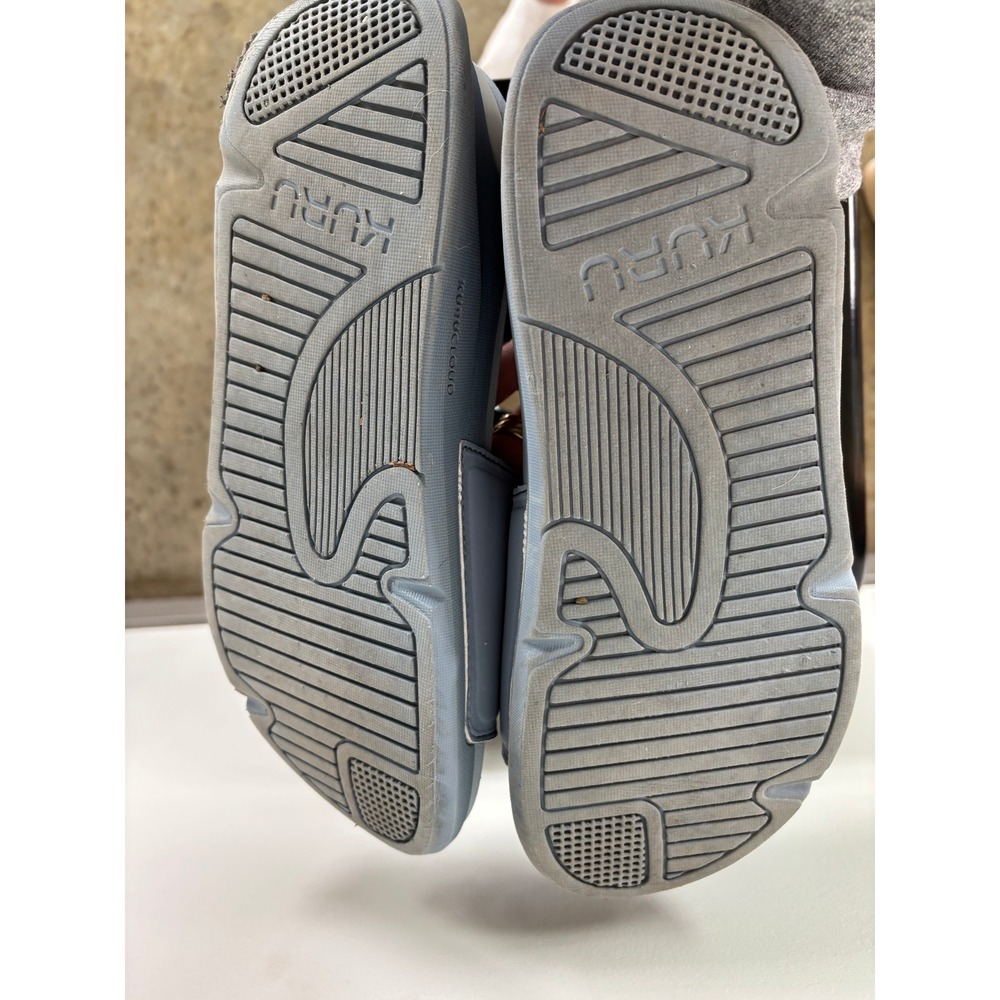 Kuru KURUCLOUD Women 11 Slide Sandals Light Blue Adjustable Strap Orthopedic - Picture 2 of 9